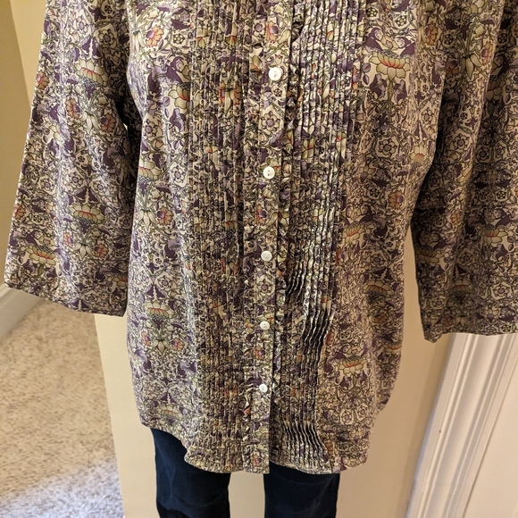 Preswick & Moore Sport multi color glor print button down size L - Picture 5 of 9